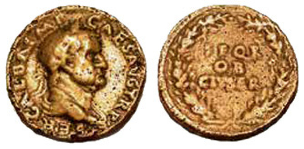 Грубая подделка античной монеты, изготовленная методом литья