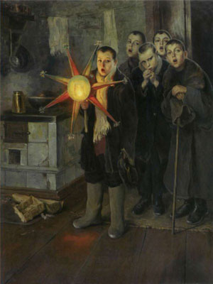 «Колядки», художник Николай Пимоненко,1880-е годы
