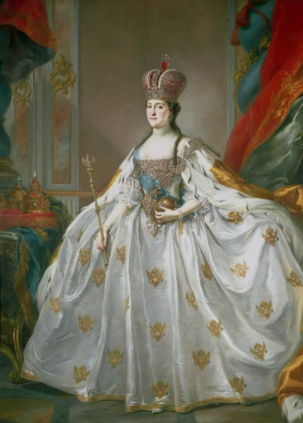 Коронационный портрет Екатерины Великой, написан венецианцем Cтефано Торелли между 1763 и 1766 годами