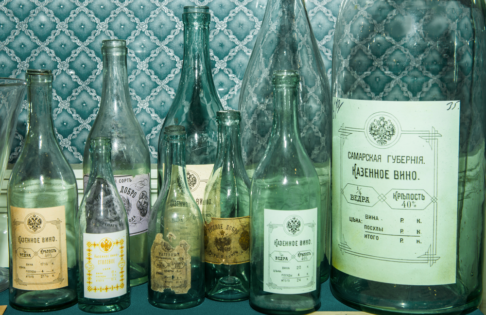 Размеры бутылок в конце XIX и в начале ХХ веков