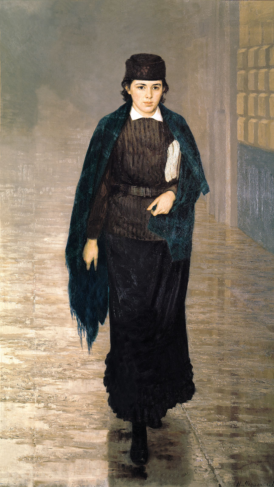 Курсистка. 1883 год, художник Николай Ярошенко